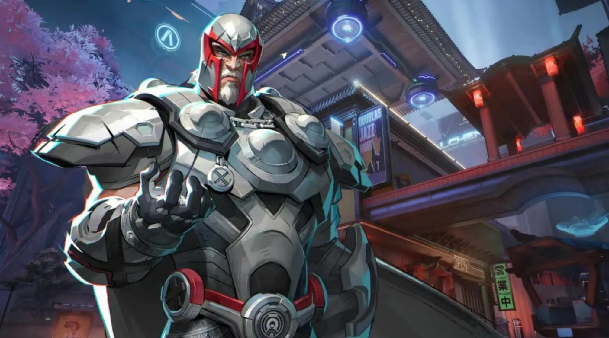 Magneto triple support